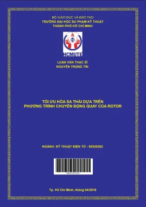 Luận văn thạc sĩ hcmute tối ưu hóa sa thải dựa trên phương trình chuyển động quay của rotor