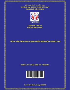 Luận văn thạc sĩ hcmute truy vấn ảnh ứng dụng phép biến đổi curvelets