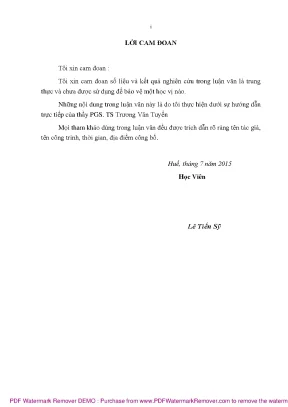 Luận văn thạc sĩ nghiên cứu hiệu quả chuyển đổi cơ cấu cây trồng hàng năm ở vùng đồng bằng thuần nông huyện quảng trạch tỉnh quảng bình