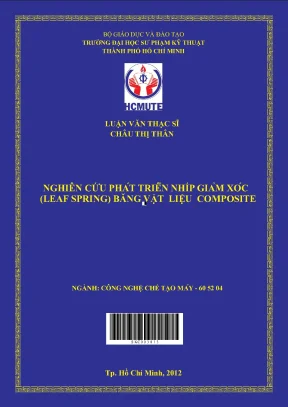 Luận văn thạc sĩ hcmute nghiên cứu phát triển nhíp giảm xóc leaf spring bằng vật liệu composite