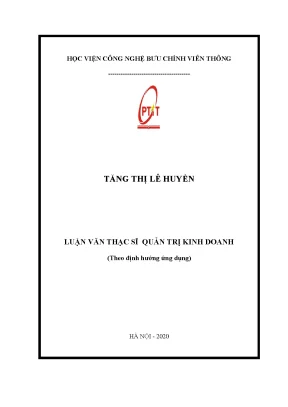 Luận văn thạc sĩ hoạt động tuyển dụng nhân lực tại tổng công ty dịch vụ viễn thông