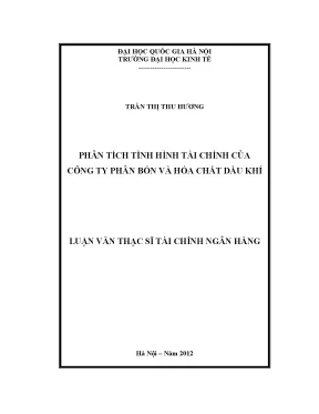 Luận văn thạc sĩ phân tích tình hình tài chính của công ty phân bón và hóa chất dầu khí