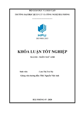 Luận văn tốt nghiệp how to deal with difficulties in listening skills faced by students at high school in hai phong