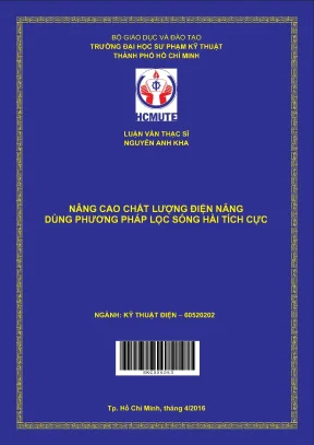 Luận văn thạc sĩ hcmute nâng cao chất lượng điện năng dùng phương pháp lọc sóng hài tích cực