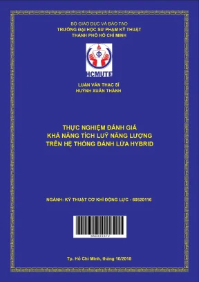 Luận văn thạc sĩ hcmute thực nghiệm đánh giá khả năng tích lũy năng lượng trên hệ thống đánh lửa hybrid