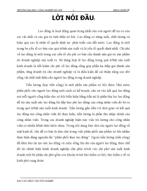 Luận văn tốt nghiệp hoàn thiện kế toán tiền lương và các khoản trích theo lương tại chi nhánh công ty liên doanh dịch vụ du lịch osc smi