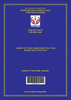 Luận văn thạc sĩ hcmute nghiên cứu điều khiển biến tầng 3 pha đa bậc dạng nối tầng