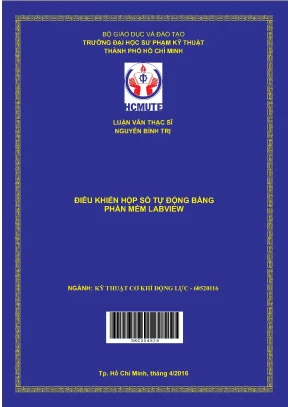 Luận văn thạc sĩ hcmute điều khiển hộp số tự động bằng phần mềm labview