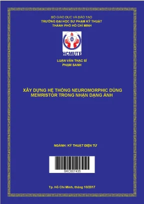 Luận văn thạc sĩ hcmute xây dựng hệ thống neuromorphic dùng memristor trong nhận dạng ảnh