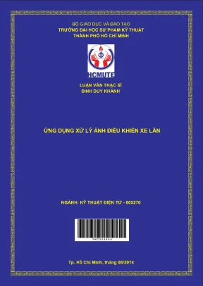 Luận văn thạc sĩ hcmute ứng dụng xử lý ảnh điều khiển xe lăn điện