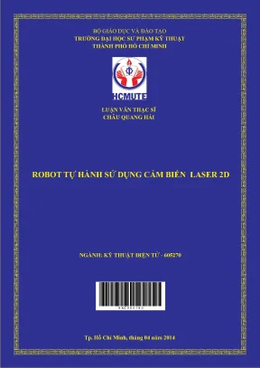 Luận văn thạc sĩ hcmute robot tự hành sử dụng cảm biến laser 2d