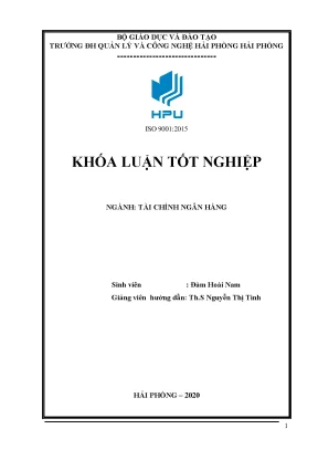 Luận văn tốt nghiệp giải pháp nâng cao chất lượng huy động vốn tại ngân hàng tmcp quốc dân chi nhánh hải an hải phòng