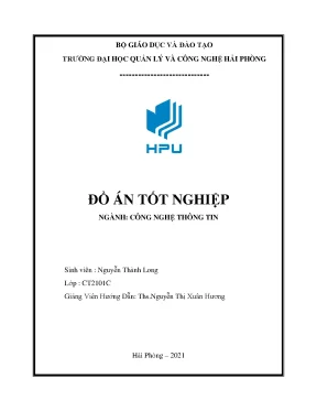 Luận văn tốt nghiệp tìm hiểu mô hình ngôn ngữ phobert cho bài toán phân loại quan điểm bình luận tiếng việt