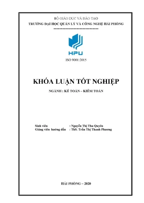Luận văn tốt nghiệp hoàn thiện tổ chức kế toán thanh toán với người mua người bán tại công ty tnhh giao nhận vận tải trung dũng