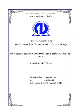 Luận văn tốt nghiệp đàn tranh trong cuộc sống tinh thần người việt nam