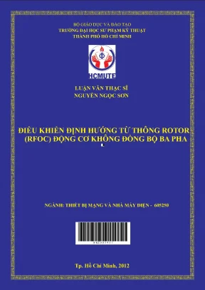 Luận văn thạc sĩ hcmute điều khiển định hướng từ thông rotor rfoc động cơ không đồng bộ ba pha
