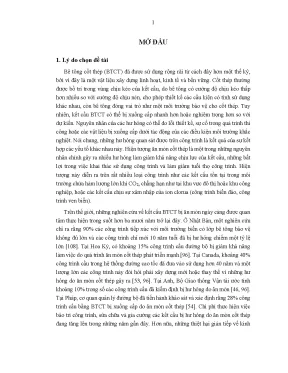 Luận án nghiên cứu thực nghiệm ứng xử dầm bê tông cốt thép chịu uốn bị hư hỏng do ăn mòn được gia cường bằng tấm cfrp