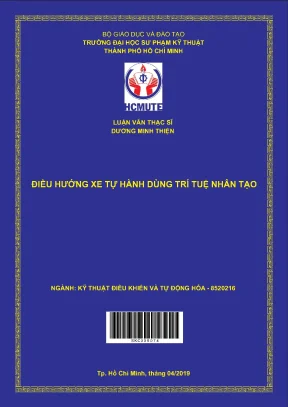Luận văn thạc sĩ hcmute điều hướng xe tự hành dùng trí tuệ nhân tạo