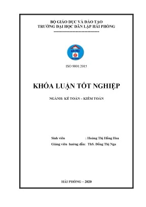 Luận văn tốt nghiệp hoàn thiện tổ chức kế toán thanh toán với người mua người bán tại công ty cổ phần tư vấn đầu tư và xây dựng 568