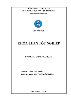 Luận văn tốt nghiệp một số biện pháp cải thiện tình hình tài chính công ty cổ phần thép hùng cường