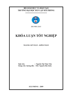 Luận văn tốt nghiệp hoàn thiện tổ chức kế toán doanh thu chi phí và xác định kết quả kinh doanh tại công ty tnhh thương mại tuấn anh