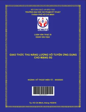 Luận văn thạc sĩ hcmute giao thức thu năng lượng vô tuyến ứng dụng cho mạng 5g