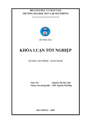 Luận văn tốt nghiệp một số biện pháp cải thiện tình hình tài chính công ty cổ phần thương mại và dịch vụ xuất nhập khẩu hải phòng