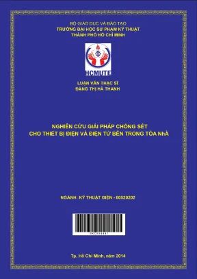 Luận văn thạc sĩ hcmute nghiên cứu giải pháp chống sét cho thiết bị điện và điện tử bên trong tòa nhà