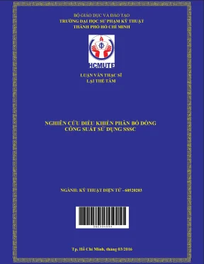 Luận văn thạc sĩ hcmute nghiên cứu điều khiển phân bố dòng công suất sử dụng sssc