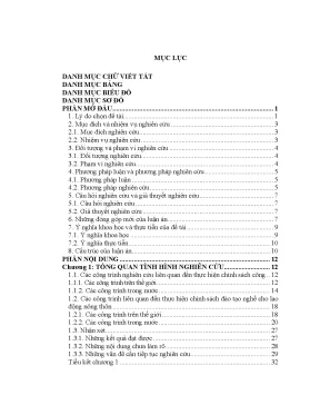Luận án thực hiện chính sách đào tạo nghề cho lao động nông thôn ở vùng đồng bằng sông cửu long