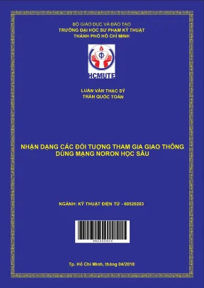 Luận văn thạc sĩ hcmute nhận dạng các đối tượng tham gia giao thông dùng mạng nơron học sâu
