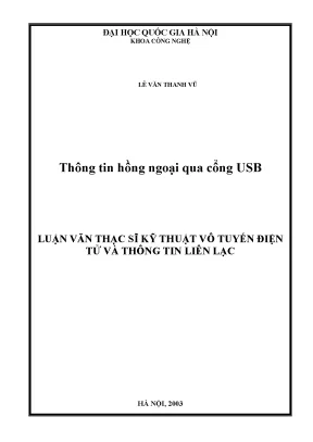 Luận văn thạc sĩ thông tin hồng ngoại qua cổng usb luận văn ths kỹ thuật vô tuyến điện tử và thông tin liên lạc 2 07 00