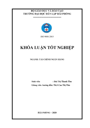 Luận văn tốt nghiệp giải pháp nâng cao chất lượng tín dụng tại ngân hàng nông nghiệp và phát triển nông thôn chi nhánh huyện kiến thụy