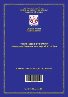 Luận văn thạc sĩ hcmute thiết bị nội soi ôtô cầm tay ứng dụng công nghệ thu thập và xử lý ảnh