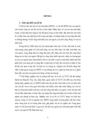 Luận án tư tưởng tự do tinh thần của f m dostoievski và giá trị của nó