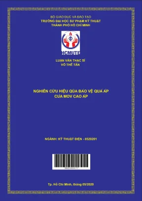 Luận văn thạc sĩ hcmute nghiên cứu hiệu quả bảo vệ quá áp của mov cao áp