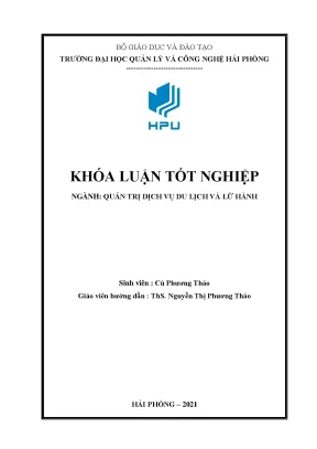 Luận văn tốt nghiệp phát triển du lịch làng nghề tại làng mộc la xuyên nam định