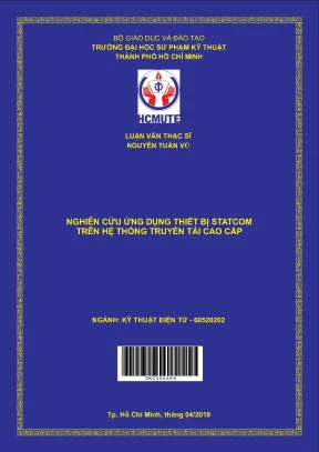 Luận văn thạc sĩ hcmute nghiên cứu ứng dụng thiết bị statcom trên hệ thống truyền tải cao cấp