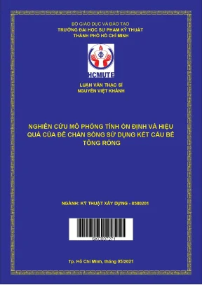 Luận văn thạc sĩ hcmute nghiên cứu mô phỏng tính ổn định và hiệu quả của đê chắn sóng sử dụng kết cấu bê tông rỗng
