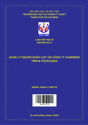Quản lý nguồn nhân lực tại công ty charming trim packaging