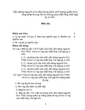 Skkn vận dụng nguyên tắc tập trung dân chủ trong quản lý trường phổ thông nhằm nâng cao chất lượng đội ngũ giáo viên