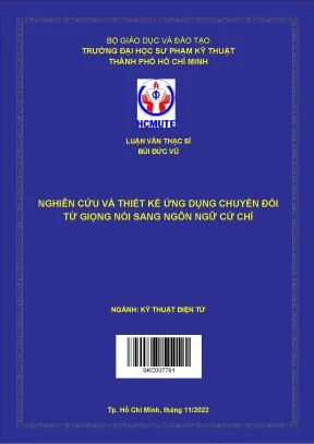 Nghiên cứu và thiết kế ứng dụng chuyển đổi từ giọng nói sang ngôn ngữ cử chỉ