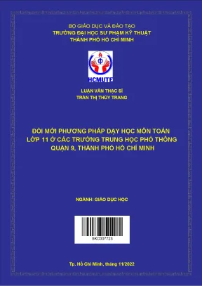 Đổi mới phương pháp dạy học môn toán lớp 11 ở các trường trung học phổ thông quận 9 thành phố hồ chí minh