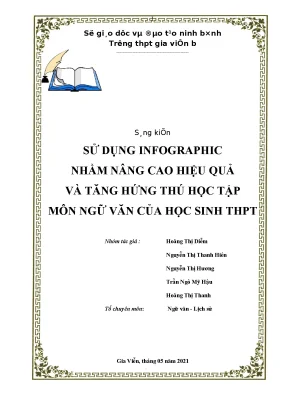 Skkn sử dụng infographic nhằm nâng cao hiệu quả và tăng hứng thú học tập môn ngữ văn của học sinh thpt