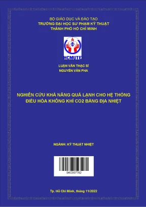 Nghiên cứu khả năng quá lạnh cho hệ thống điều hòa không khí co2 bằng địa nhiệt