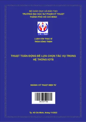 Thuật toán động để lựa chọn tác vụ trong hệ thống iots