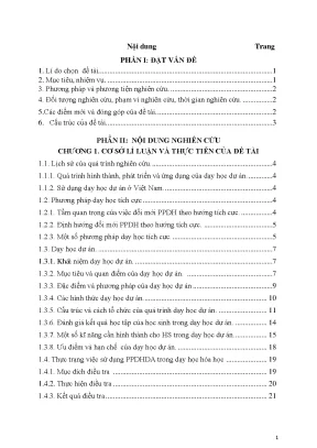 Skkn sử dụng phƣơng pháp dạy học dự án để phát huy năng lực giải quyết vấn đề khả năng hợp tác cho học sinh trong dạy học nhóm halogen