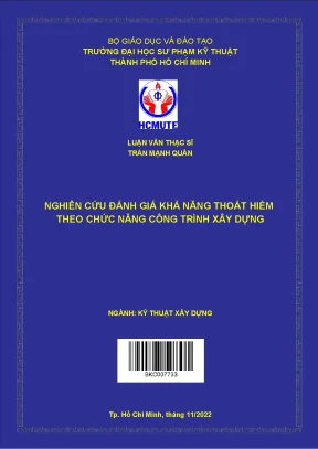 Nghiên cứu đánh giá khả năng thoát hiểm theo chức năng công trình xây dựng