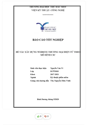 Báo cáo tốt nghiệp đề tài xây dựng website thương mại điện tử theo mô hình c2c