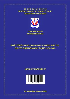 Phát triển ứng dụng ước lượng mật độ người đám đông sử dụng học sâu